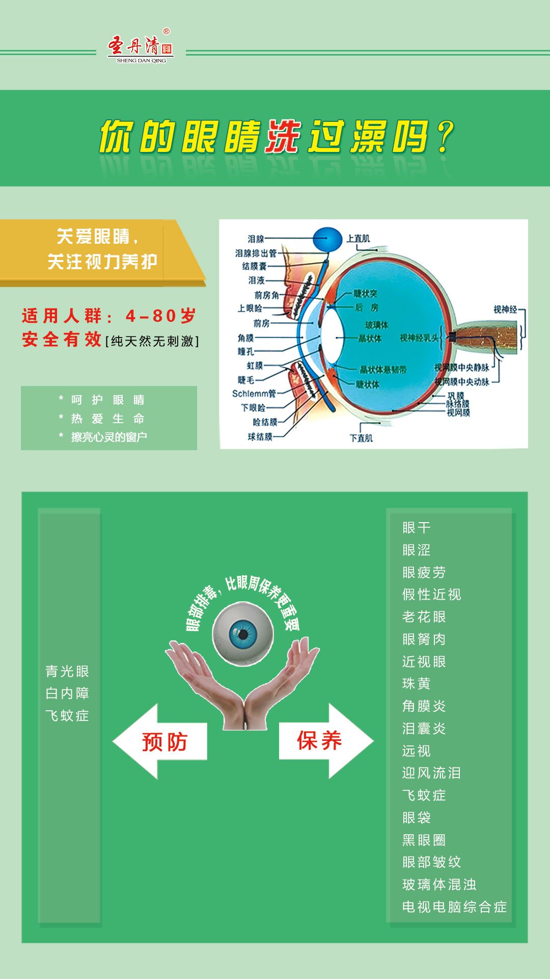 眼睛结构与日常养护